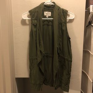 Olive Green Utility Vest